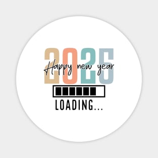 Happy New Year 2025 - Loading Magnet